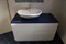 Bagno mobile top blu senza maniglie